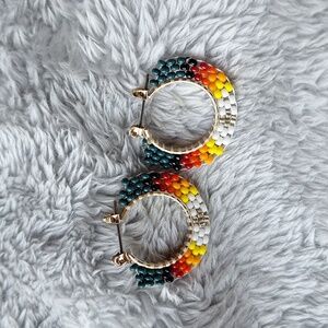 Western beaded earrings